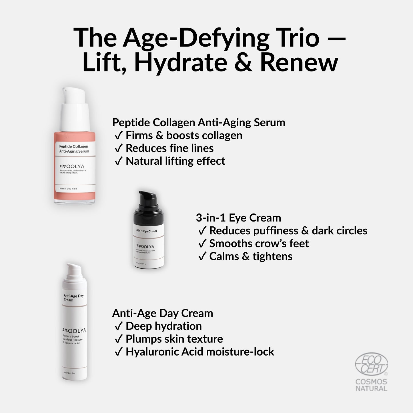 OOLYA - The Age-Defying Trio Collection Box